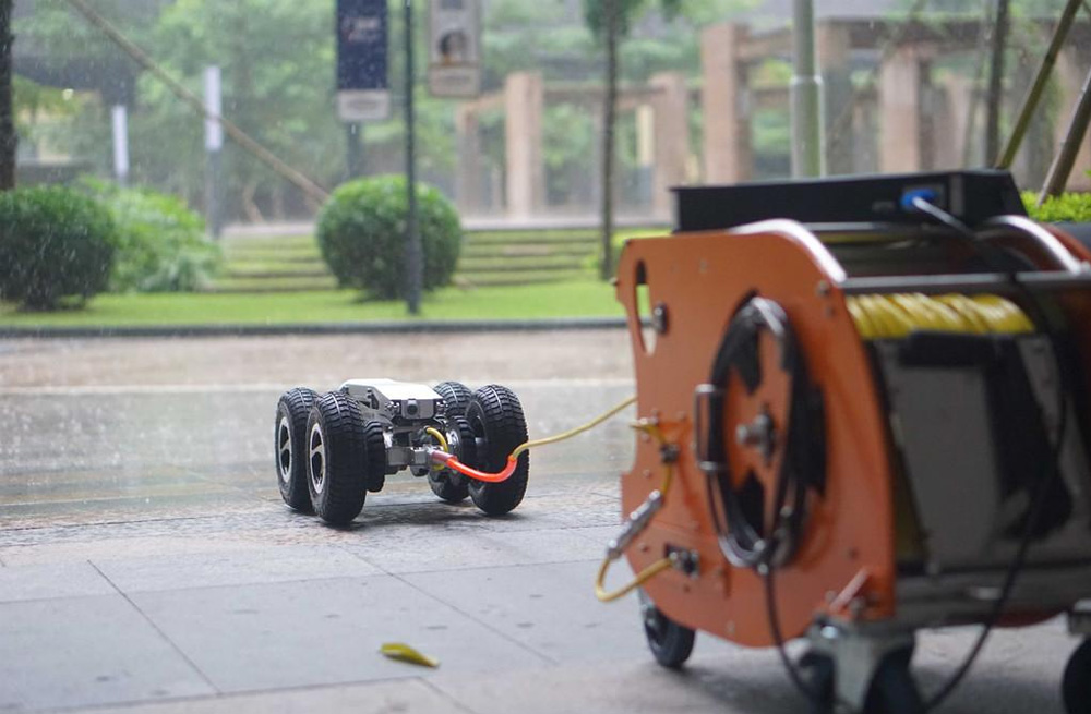 285莲花南苑管道检测机器人